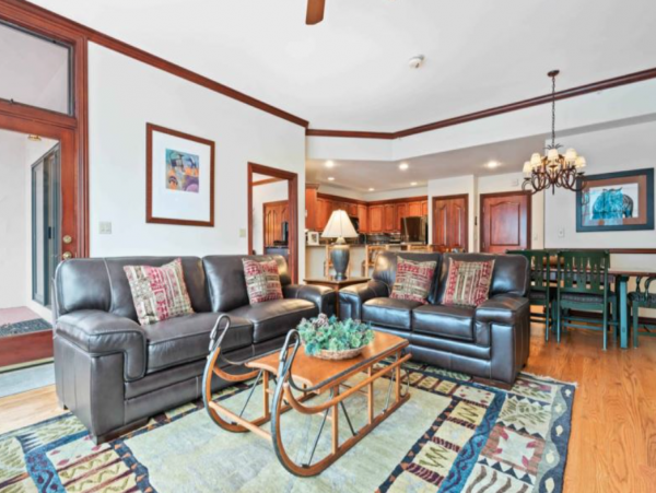 Ski in ski out first floor unit by Village